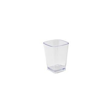 200ml Polycarbonate Square Dessert Pot