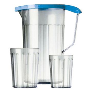 Jug   Lid Antibacterial Clear 1.1 Litres