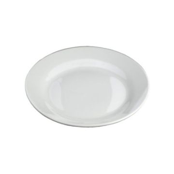 Whiteware Dinner Plate Dia10" Pack of 6