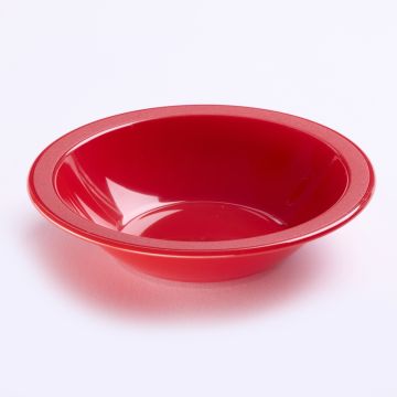 Polycarbonate Narrow Rim Bowl 170mm Red