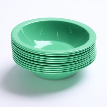 Polycarbonate Narrow Rim Bowl 170mm Green Pack of 10