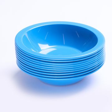 Polycarbonate Narrow Rim Bowl 170mm Blue Pack of 10