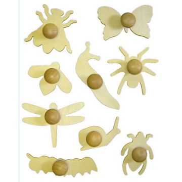 Mini Bugs Drawing Templates Natural Set 9