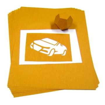 500 x 380mm Stencil Card Tan Pack of 20