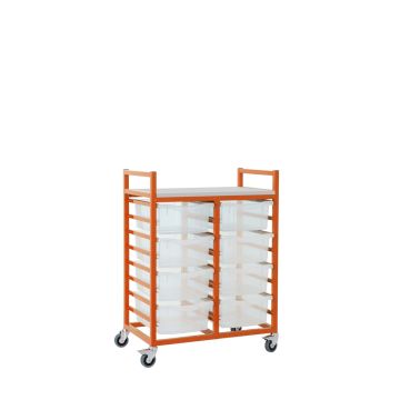 Storage Trolley Tangerine