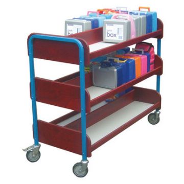 60 Lunchbox Trolley Red/Blue