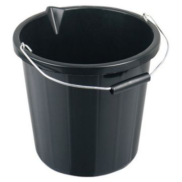 Black Bucket 14.5 Litres