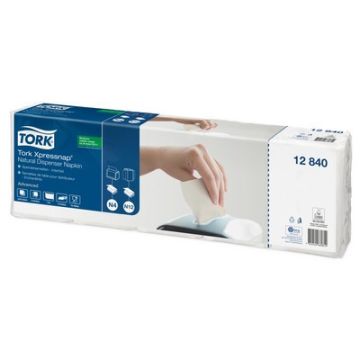330 x 300mm Tork Paper Serviettes Natural 1 Ply Pack of 1125