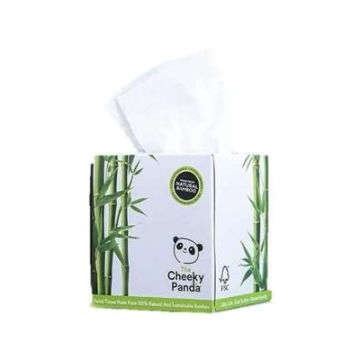 Cheeky Panda 3 Ply Tissues 56 Per Cube Pack of 12