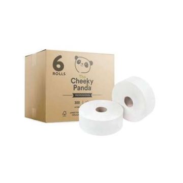 Cheeky Panda Bamboo 2 Ply Jumbo Toilet Roll Case of 6