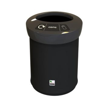 EcoAce Recycling Bin Drinks Cans 62 Litres Grey
