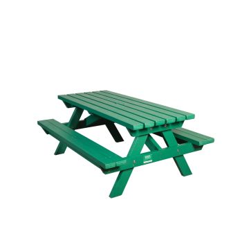 Recycled Plastic Junior Picnic Bench Green