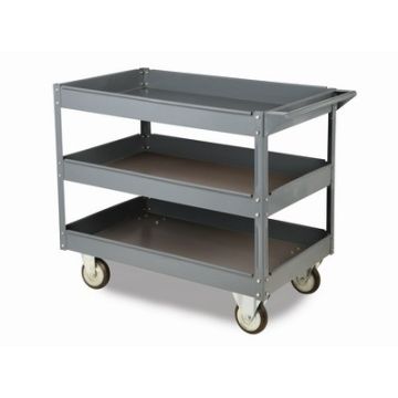 Steel 3 Shelf Trolley 250kg