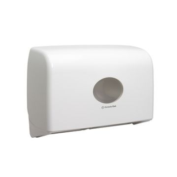 Aquarius Twin Mini Jumbo Toilet Tissue Dispenser