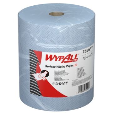 WypAll L20 Jumbo Roll Surface Wiping Paper Blue