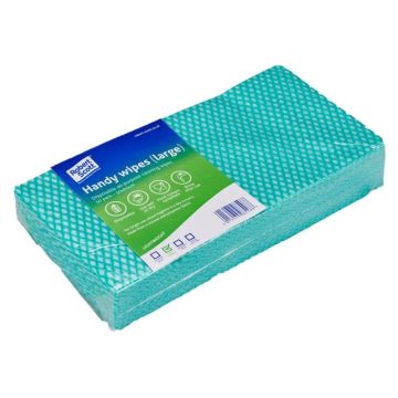 Lightweight Disposable Wiping Cloth Green Pack of 50