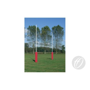 Socketed Steel Rugby Posts 6m