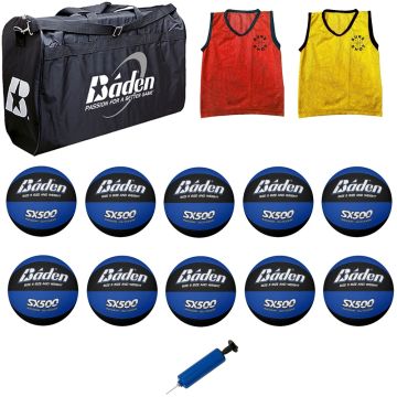 Baden 10 Ball Basketball Set SX Size 5