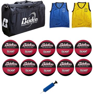 Baden 10 Ball Basketball Set SX size 7