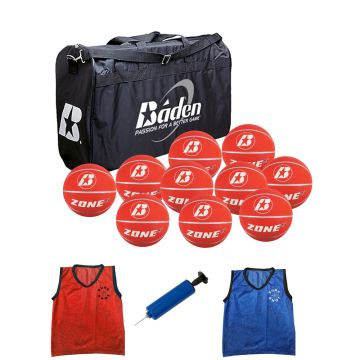 Baden 10 Ball Basketball Set Zone size 5