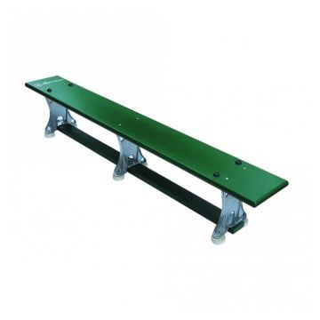 Lightweight Alloy Bench Green 1.8m (6ft)