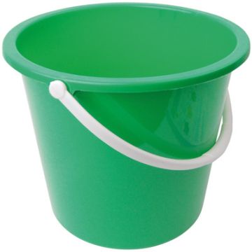 9 Litre Round Buckets Green