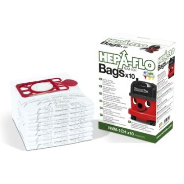 NVM-1CH HepaFlo Filter Bags Pack of 10