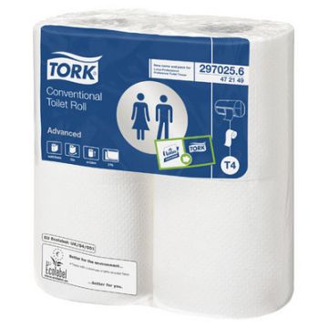 Tork Tissue Roll 2 Ply White Case of 36