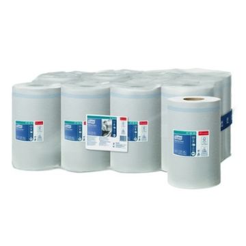 Tork Mini Centrefeed Wipes 1 Ply White Case of 12