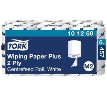 Tork Centrefeed Rolls 2 Ply White Case of 6