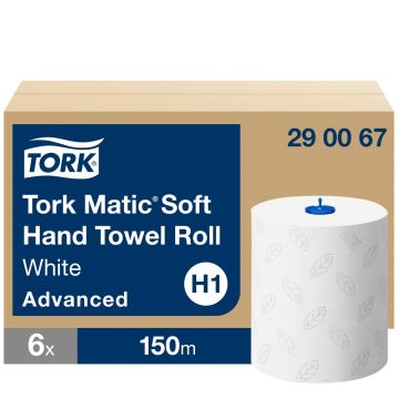 Tork Matic Hand Towel Roll 2 Ply 150m Case of 6
