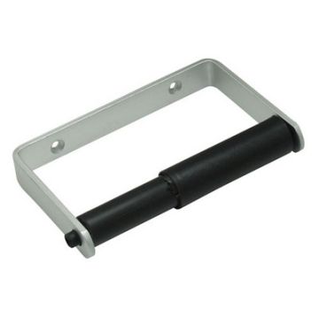 Toilet Roll Holder Pupil Black/Silver
