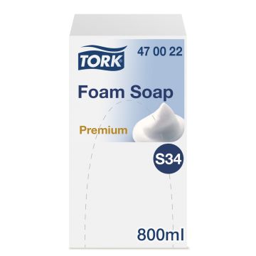 Tork Luxury Foam Soap White 800ml Pack of 6
