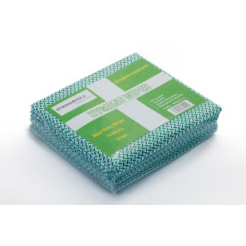 Super Heavyweight Green Cloth Pack of 10