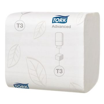 Tork Folded Toilet Tissue 2 Ply White Case of 36