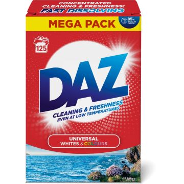 Daz Powder Laundry Detergent 125 Washes