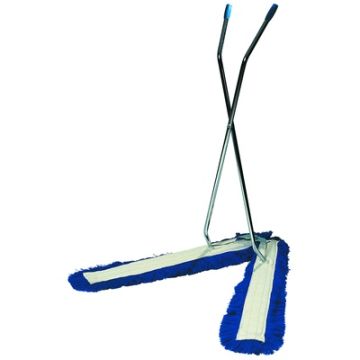 V Sweeper Mop Head Blue/White Pack of 2