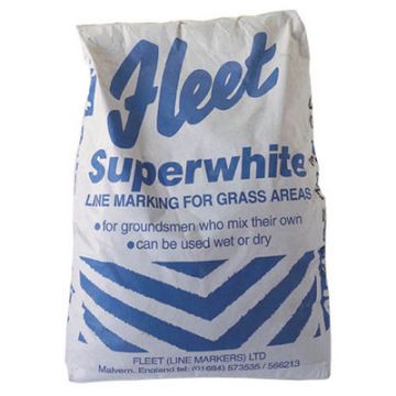 Fleet Superwhite Line Marking Powder White 25kg