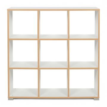 Bubblegum 9 Cube Backless Room Divider White