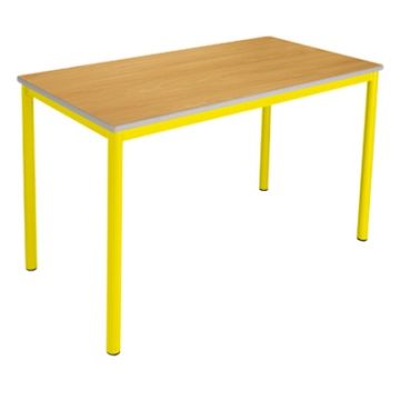 Kentish Classroom Table H760mm Yellow/Beech