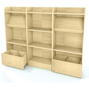 KubbyClassÂ® Display & Browse Reading Maple