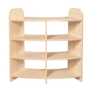 3 Tier 45 Degree Corner Unit Maple