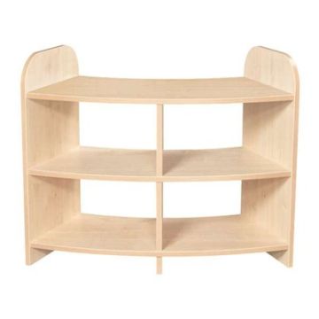 2 Tier 45 Degree Corner Unit Maple
