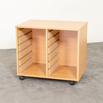 Empty Tray Unit Double H615mm