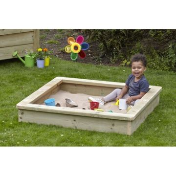 Outdoor Low Sandpit with Lid