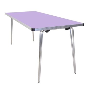 Contour Folding Table 1520x760x760mm Lilac