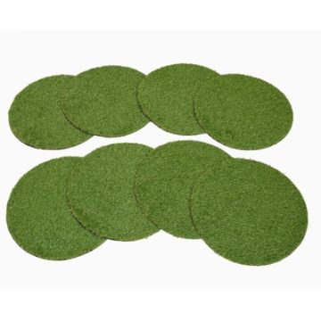 Landscape Grass Circle Tiles Pack of 8