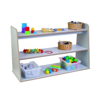 Open Free Standing Shelf Unit Grey