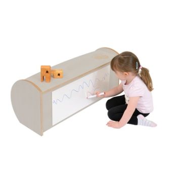 Toddler Mini Shelf Unit with Drywipe Back Grey