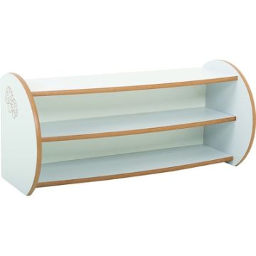 Toddler Mini 2 Shelf Unit Grey